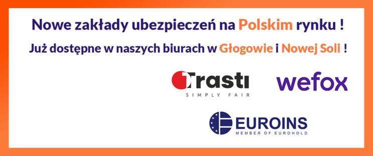 Trasti Głogów, Wefox Głogów, Euroins Głogów